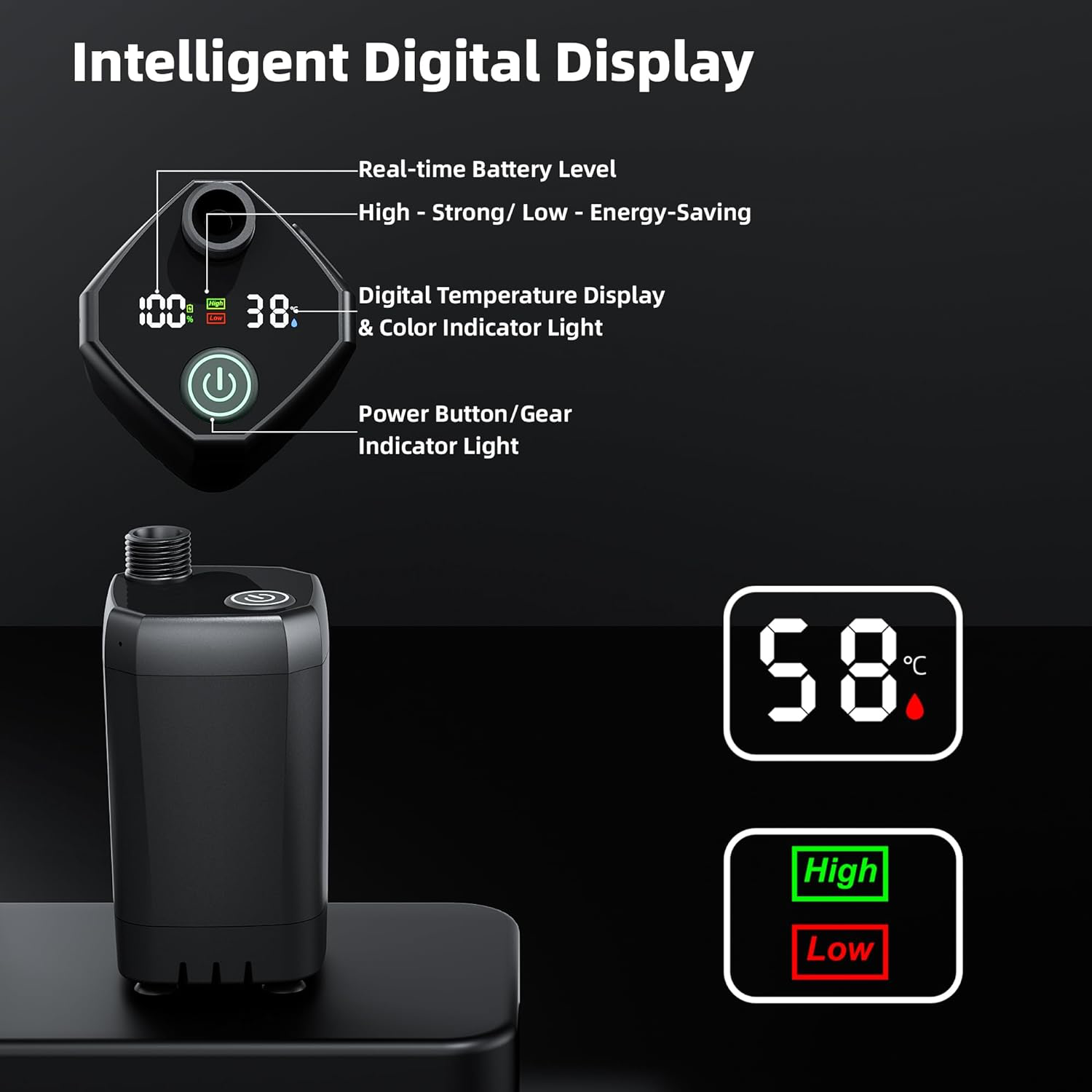 Portable Camping Shower, 6000mAh Rechargeable Shower Pump, Filtered Shower Head & 5 Gallons Foldable Bucket, Outdoor Shower for Hiking, Beach, Travel, Pet Bath, Car Washing, Surf & Boat Cleaning Portable Camping Shower, 6000mAh Rechargeable Shower Pump, Filtered Shower Head & 5 Gallons Foldable Bucket, Outdoor Shower for Hiking, Beach, Travel, Pet Bath, Car Washing, Surf & Boat Cleaning